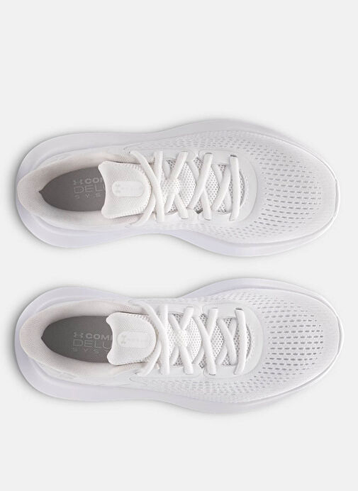 Under Armour 3028262-100-UA W Charged Rogue 5 Beyaz Kadın Koşu Ayakkabısı - Görsel 4