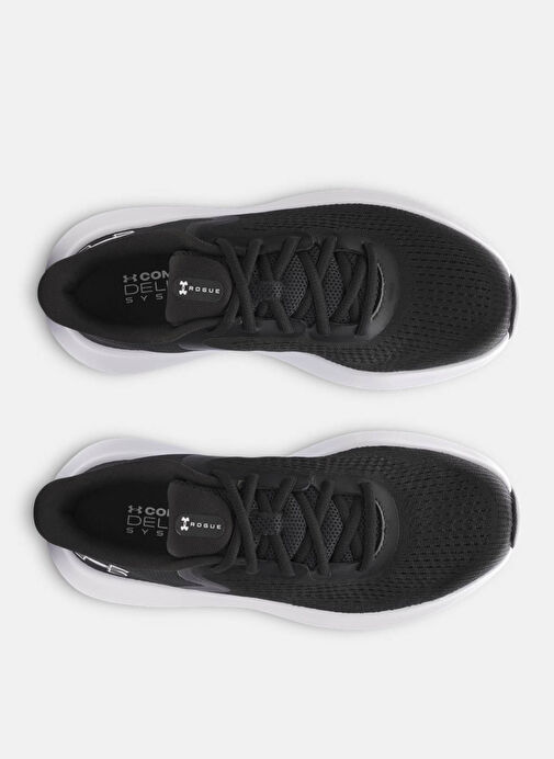 Under Armour 3028262-001-UA W Charged Rogue 5 Siyah Kadın Koşu Ayakkabısı - Görsel 4