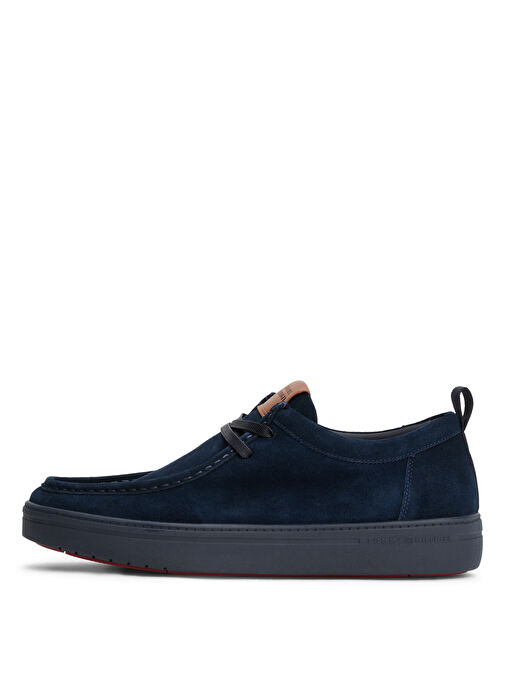 Tommy Hilfiger Lacivert Erkek Günlük Ayakkabı MODERN LIGHT SUEDE MOC TOE SHOE - Görsel 4
