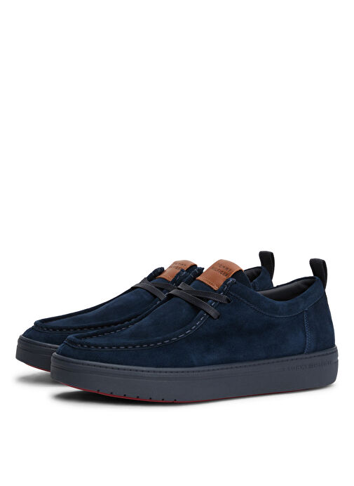 Tommy Hilfiger Lacivert Erkek Günlük Ayakkabı MODERN LIGHT SUEDE MOC TOE SHOE - Görsel 3