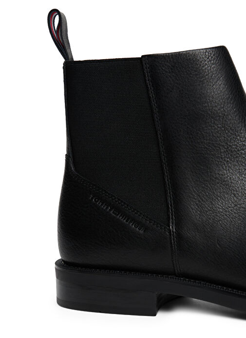 Tommy Hilfiger Siyah Erkek Bot HILFIGER VOGUE LTH WARM CHELSEA - Görsel 6