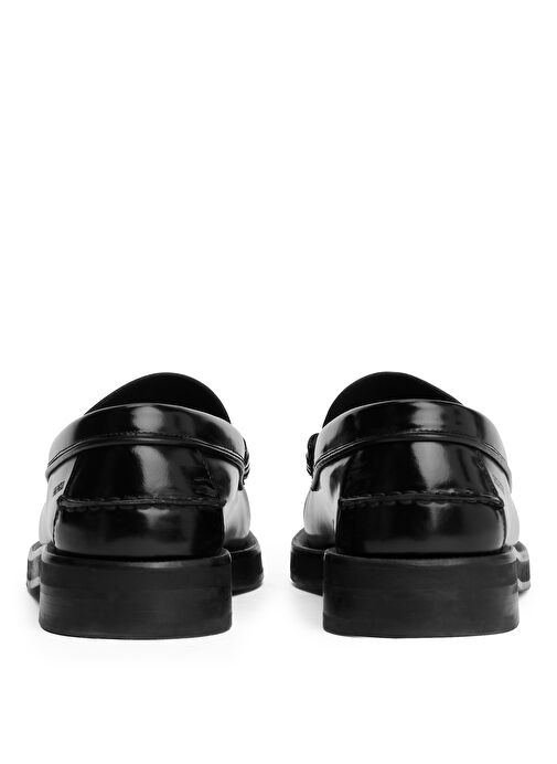Tommy Hilfiger Siyah Erkek Klasik Ayakkabı CLASSIC HIGH HILFIGER ABRA LOAF - Görsel 4