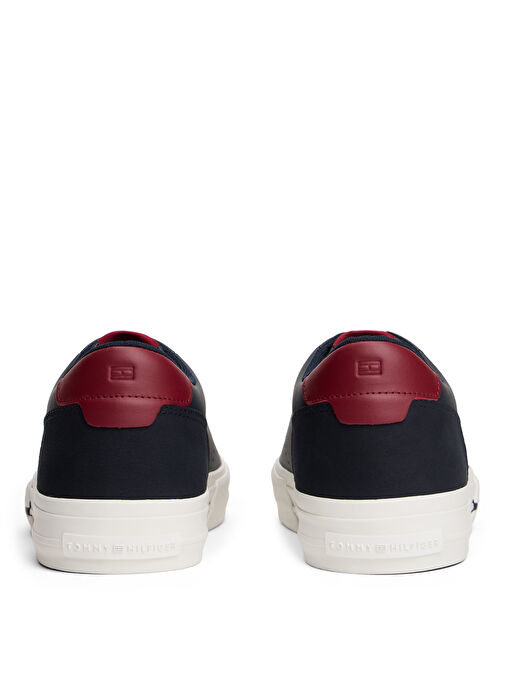 Tommy Hilfiger Lacivert Erkek Deri Sneaker TH HI VULC LTH STREET - Görsel 5