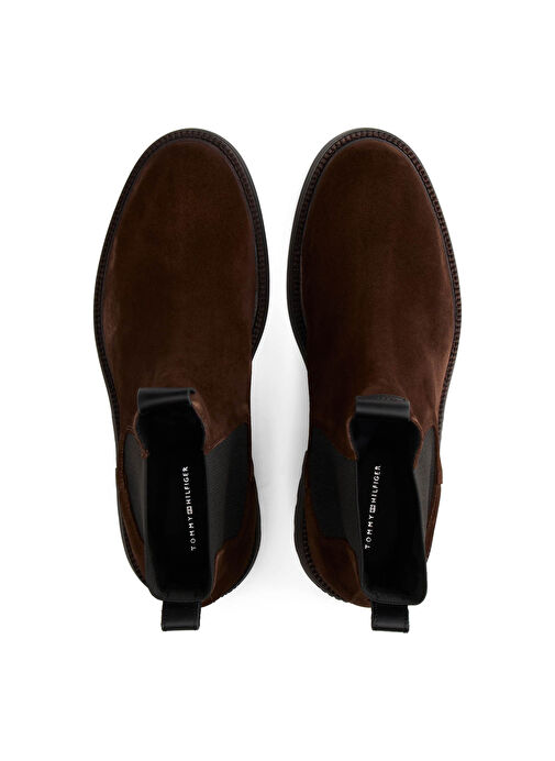 Tommy Hilfiger Kahverengi Erkek Bot HILFIGER COMFORT LWT SDE CHELSEA - Görsel 4