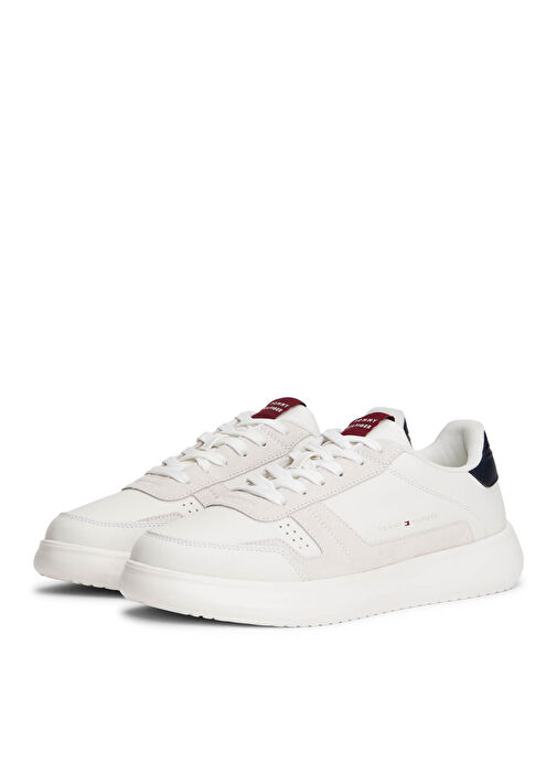 Tommy Hilfiger Ekru Erkek Deri Sneaker MODERN LIGHTCUP LTH WL - Görsel 3