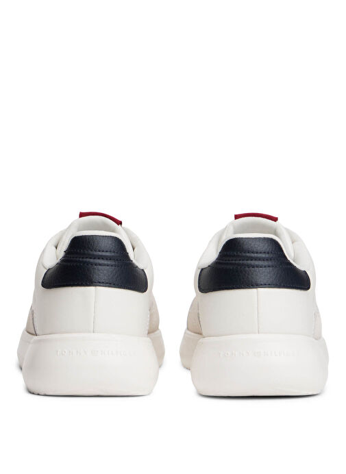 Tommy Hilfiger Ekru Erkek Deri Sneaker MODERN LIGHTCUP LTH WL - Görsel 6