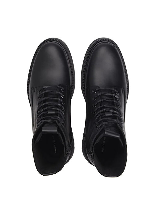 Tommy Hilfiger Siyah Erkek Bot HILFIGER COMFORT LWT LTH BOOT - Görsel 3