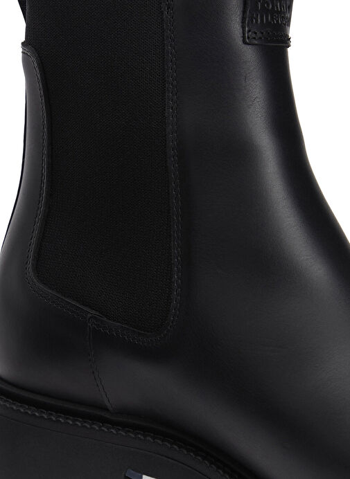 Tommy Hilfiger Siyah Erkek Bot HILFIGER COMFORT LWT LTH CHELSEA - Görsel 5