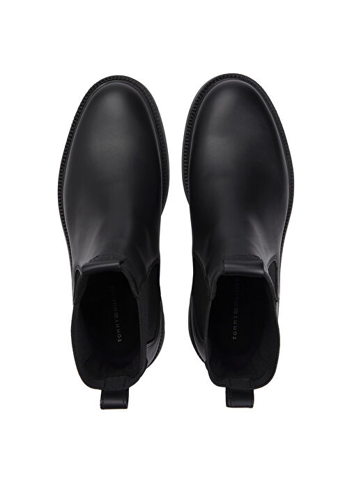Tommy Hilfiger Siyah Erkek Bot HILFIGER COMFORT LWT LTH CHELSEA - Görsel 4