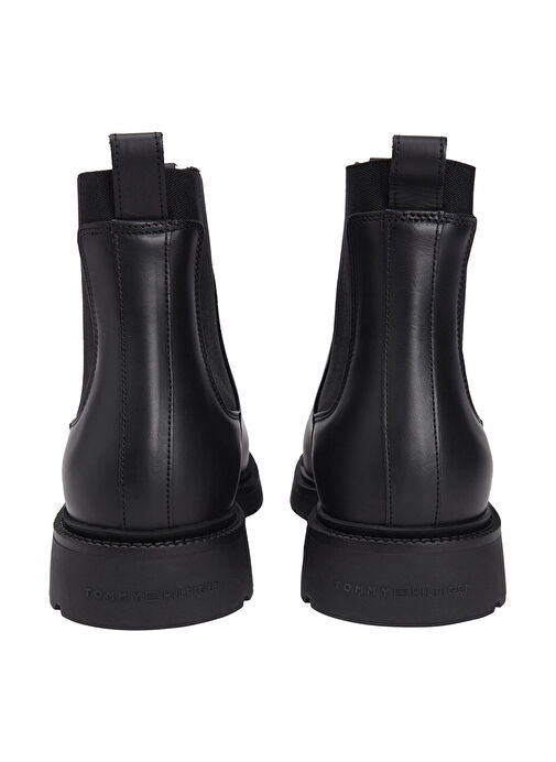 Tommy Hilfiger Siyah Erkek Bot HILFIGER COMFORT LWT LTH CHELSEA - Görsel 6