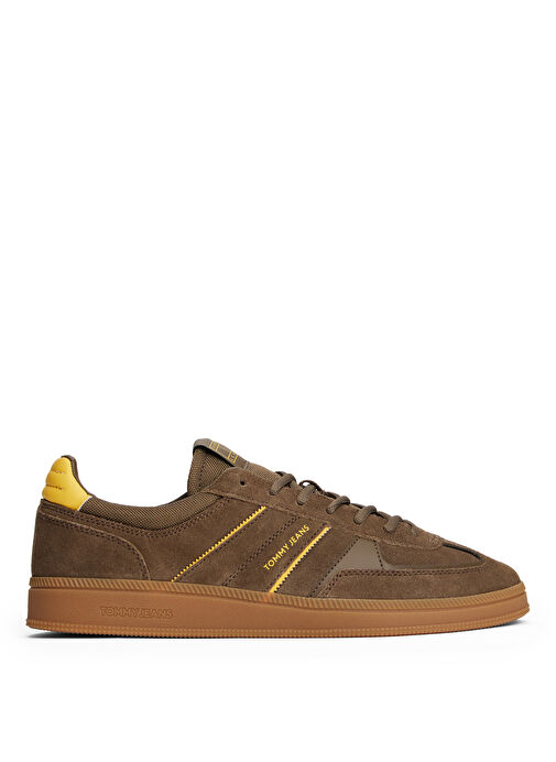 Tommy Hilfiger Haki Erkek Sneaker THE GREENWICH EDGE SUEDE - Görsel 2