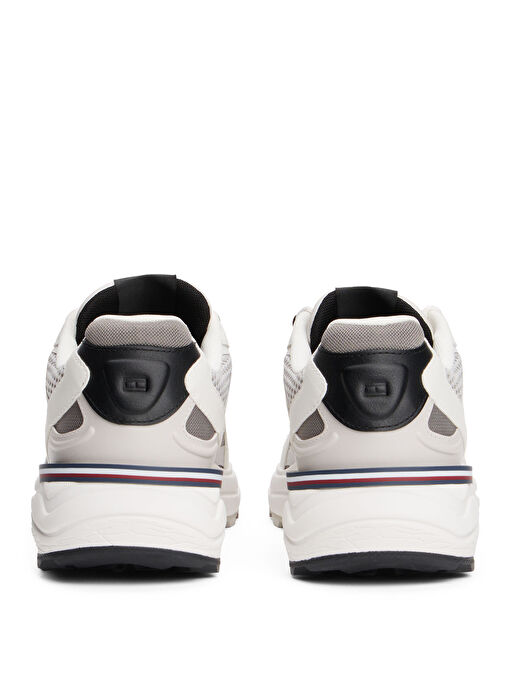 Tommy Hilfiger Gri Erkek Sneaker RUNNER TECH MIX - Görsel 5