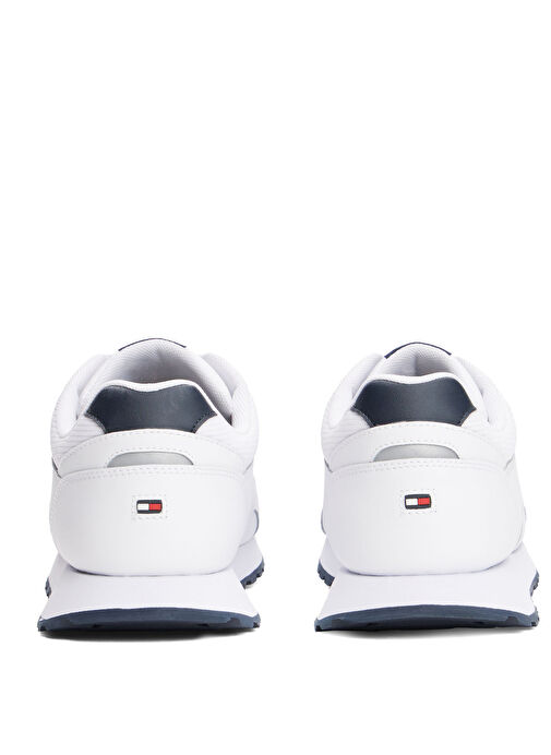 Tommy Hilfiger Beyaz Erkek Sneaker NEW RUNNER EVA LTH ESS - Görsel 4