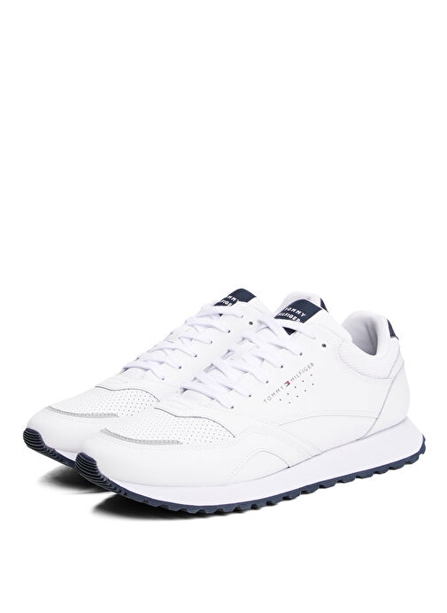 Tommy Hilfiger Beyaz Erkek Sneaker NEW RUNNER EVA LTH ESS - Görsel 3