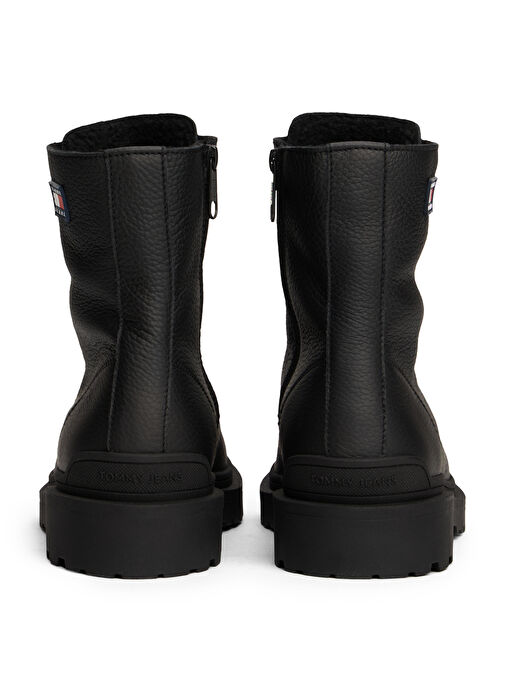 Tommy Hilfiger Siyah Erkek Bot TJM LACE UP TUMBLED HIGH - Görsel 4