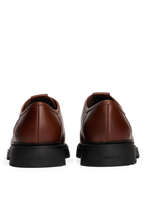 Tommy Hilfiger Kahverengi Erkek Klasik Ayakkabı HILFIGER COMFORT LWT LTH MOC TOE - Görsel 4
