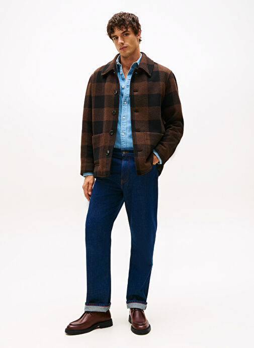 Tommy Hilfiger Kahverengi Erkek Klasik Ayakkabı HILFIGER COMFORT LWT LTH MOC TOE - Görsel 7