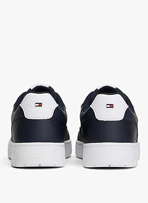 Tommy Hilfiger Lacivert Erkek Sneaker TH BASKET CORE STRIPES - Görsel 7