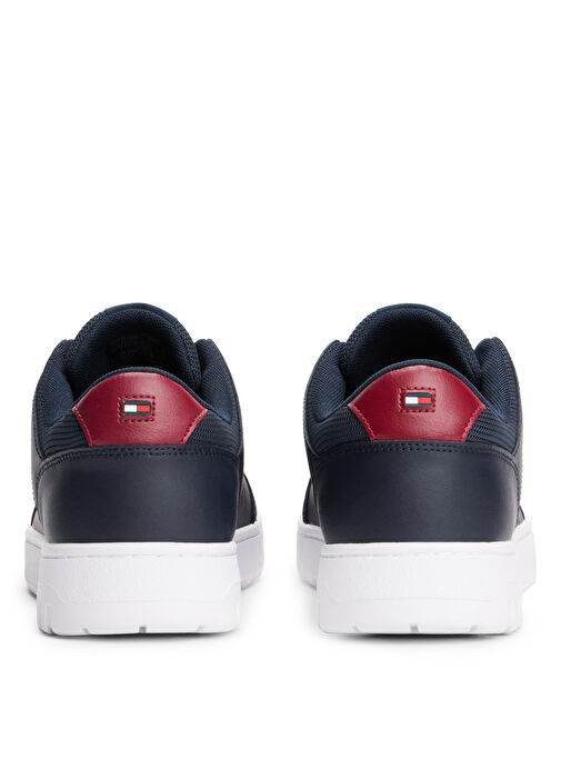 Tommy Hilfiger Lacivert Erkek Sneaker TH BASKET CORE LITE LTH MIX - Görsel 5