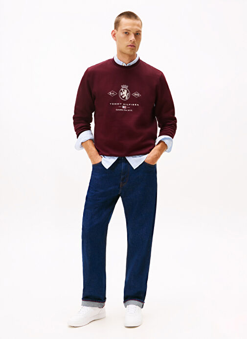 Tommy Hilfiger Beyaz Erkek Sneaker TH BASKET CORE LTH - Görsel 7