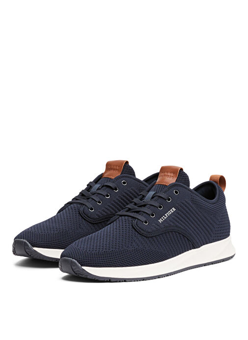 Tommy Hilfiger Lacivert Erkek Sneaker NEWPORT 3D PREMIUM KNIT - Görsel 3