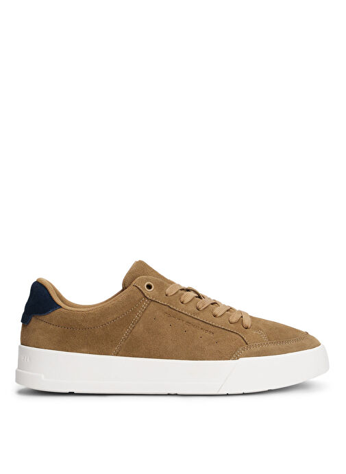 Tommy Hilfiger Kahverengi Erkek Sneaker TH COURT SUMMER SUEDE - Görsel 2