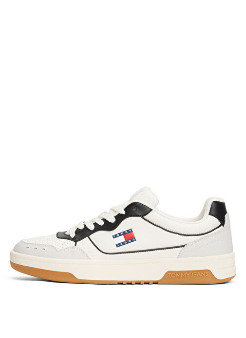 Tommy Hilfiger Çok Renkli Erkek Deri Sneaker TJM CUPSOLE ELEVATED LEATHER - Görsel 4