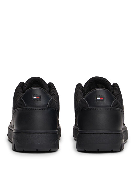 Tommy Hilfiger Siyah Erkek Sneaker TH BASKET CORE LITE LTH MIX - Görsel 5