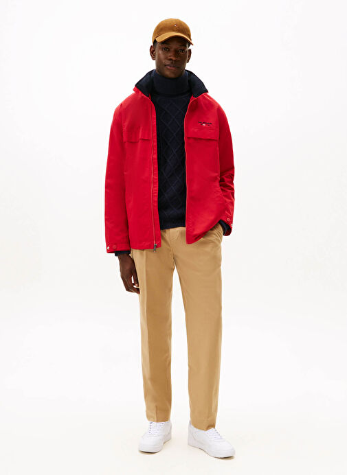 Tommy Hilfiger Beyaz Erkek Sneaker TH BASKET CORE STRIPES - Görsel 7