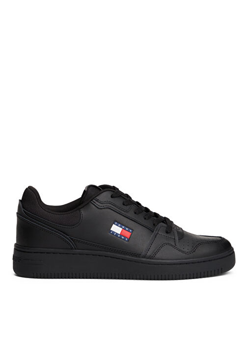 Tommy Hilfiger Siyah Erkek Sneaker TJM RETRO BASKET - Görsel 2