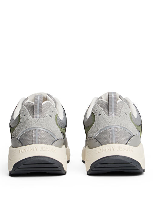 Tommy Hilfiger Gri Erkek Sneaker TJM RUNNER MIX MATERIAL - Görsel 5