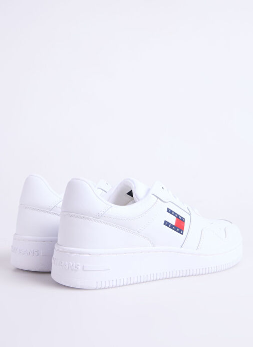 Tommy Hilfiger Beyaz Erkek Sneaker TJM RETRO BASKET ESS - Görsel 4
