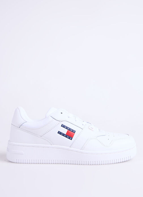 Tommy Hilfiger Beyaz Erkek Sneaker TJM RETRO BASKET ESS - Görsel 2