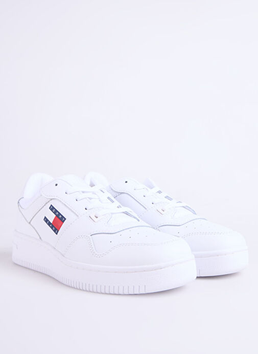 Tommy Hilfiger Beyaz Erkek Sneaker TJM RETRO BASKET ESS - Görsel 3