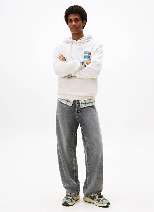 Tommy Hilfiger Haki Erkek Sneaker TJM RUNNER MIX MATERIAL - Görsel 8