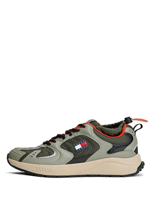 Tommy Hilfiger Haki Erkek Sneaker TJM RUNNER MIX MATERIAL - Görsel 5