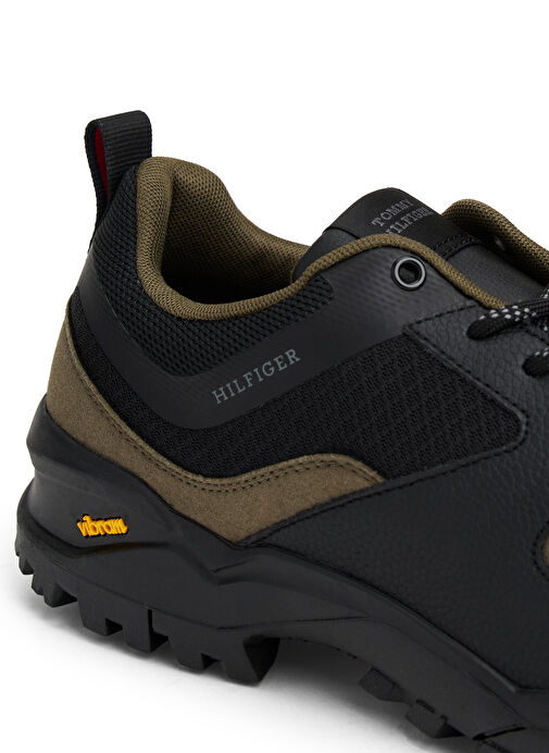 Tommy Hilfiger Çok Renkli - Haki Erkek Sneaker VIBRAM LOW RUNNER TECH - Görsel 3