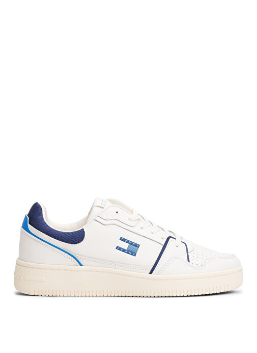 Tommy Hilfiger Beyaz Erkek Sneaker TJM RETRO BASKET - Görsel 2