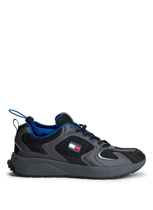Tommy Hilfiger Çok Renkli Erkek Sneaker TJM RUNNER MIX MATERIAL - Görsel 2