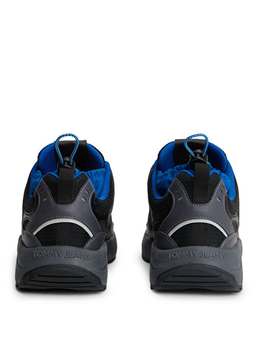 Tommy Hilfiger Çok Renkli Erkek Sneaker TJM RUNNER MIX MATERIAL - Görsel 4