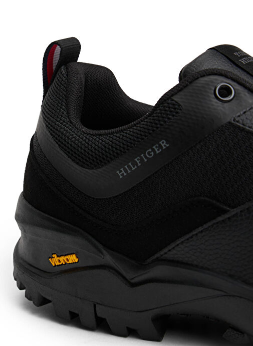Tommy Hilfiger Siyah Erkek Sneaker VIBRAM LOW RUNNER TECH - Görsel 6