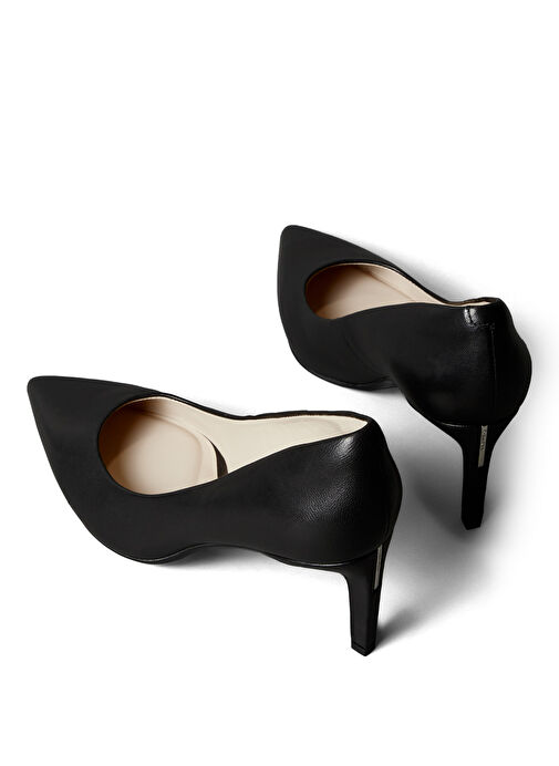 Calvin Klein Siyah Kadın Deri Stiletto HW0HW02561 - Görsel 6