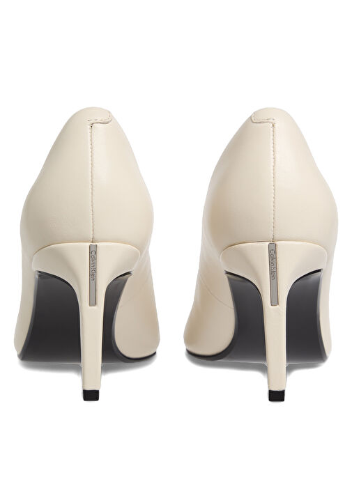 Calvin Klein Ekru Kadın Deri Stiletto HW0HW02561 - Görsel 7
