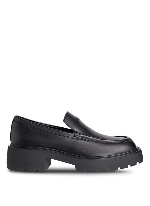 Calvin Klein Siyah Kadın Deri Loafer YW0YW01862 - Görsel 2