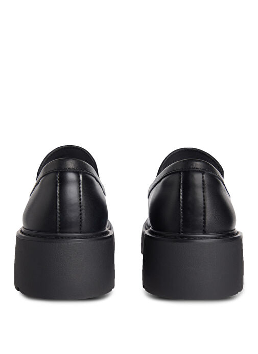 Calvin Klein Siyah Kadın Deri Loafer YW0YW01862 - Görsel 6