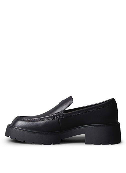 Calvin Klein Siyah Kadın Deri Loafer YW0YW01862 - Görsel 3