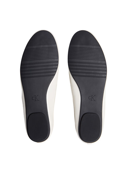 Calvin Klein Beyaz Kadın Deri Babet HW0HW02656 - Görsel 7