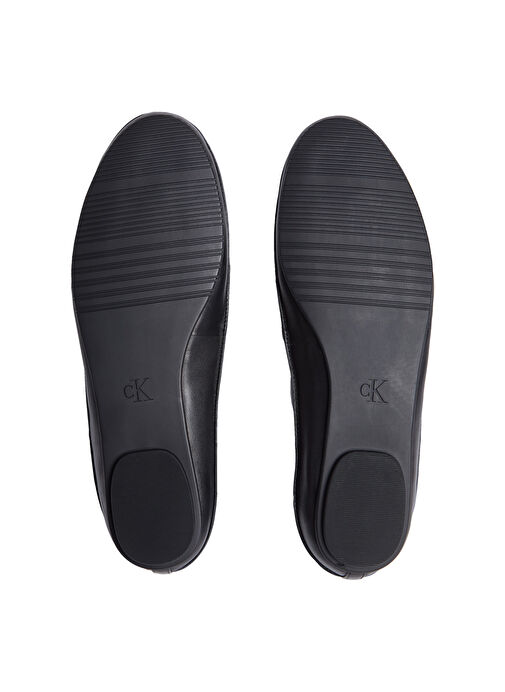 Calvin Klein Siyah Kadın Deri Babet HW0HW02656 - Görsel 7