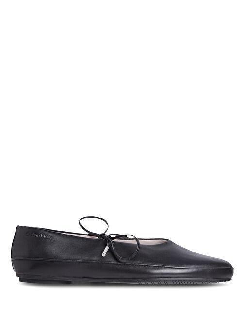 Calvin Klein Siyah Kadın Deri Babet HW0HW02656 - Görsel 2