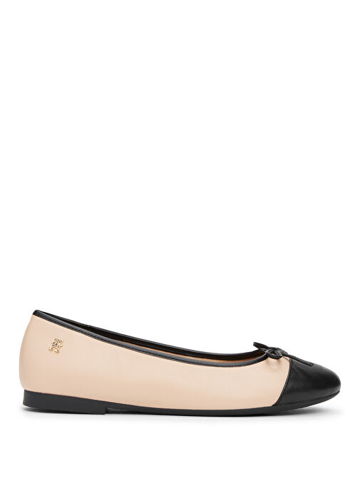 Tommy Hilfiger Pembe Kadın Deri Babet FW0FW08759 - Görsel 2